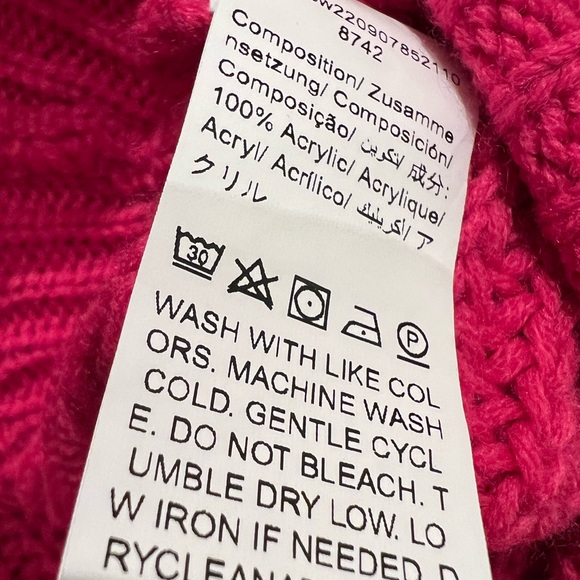 SHEIN Deep Pink Knit Sweater - Picture 5 of 5